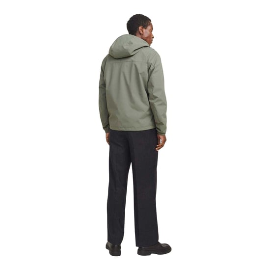 Jack And Jones Mens Lightweight Hooded Jacket (Agave Green) - Image 2