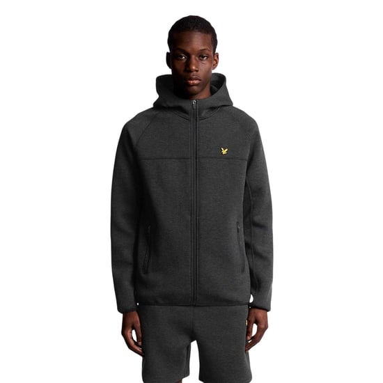 Lyle & Scott Heren Logo Raglan Full Zip Hoodie (Zwart) - Image 5