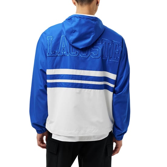 Lacoste Heren-trainingsjack met logo (Blauw/Wit) - Image 4