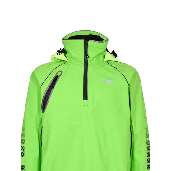 Puma Mens Training Overhead Quarter Zip Top (Green) - Image 3