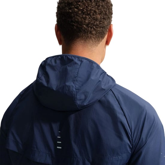 Nike Lichtgewicht herenjack met capuchon van Stride (Middernacht marine) - Image 3