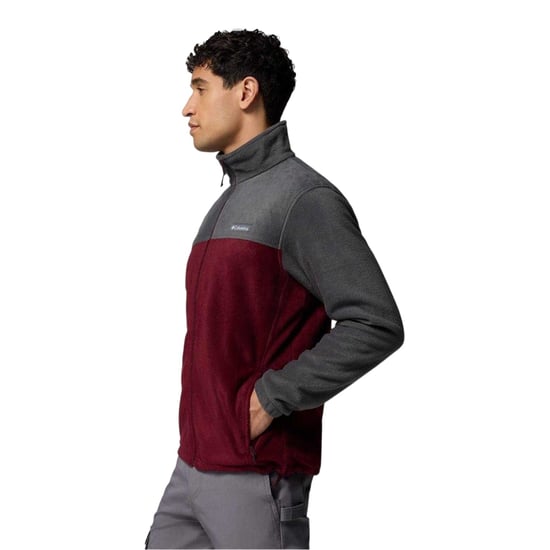 Columbia Mens Steens Walking Fleece Jacket (Red) - Image 2