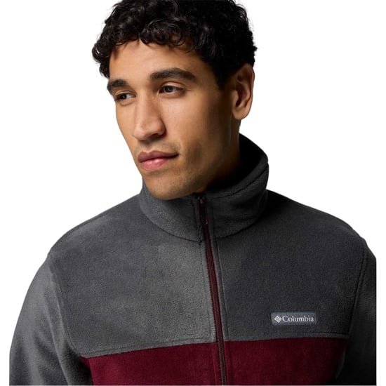 Columbia Mens Steens Walking Fleece Jacket (Red) - Image 3