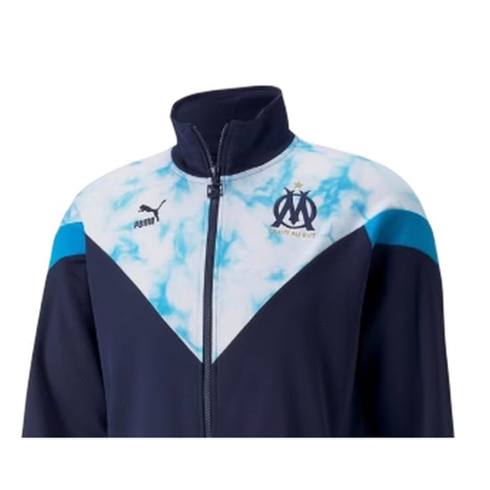 Puma Olympique de Marseille FC-trainingsjack voor heren (Marine) - Image 3