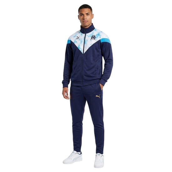 Puma Olympique de Marseille FC-trainingsjack voor heren (Marine) - Image 4
