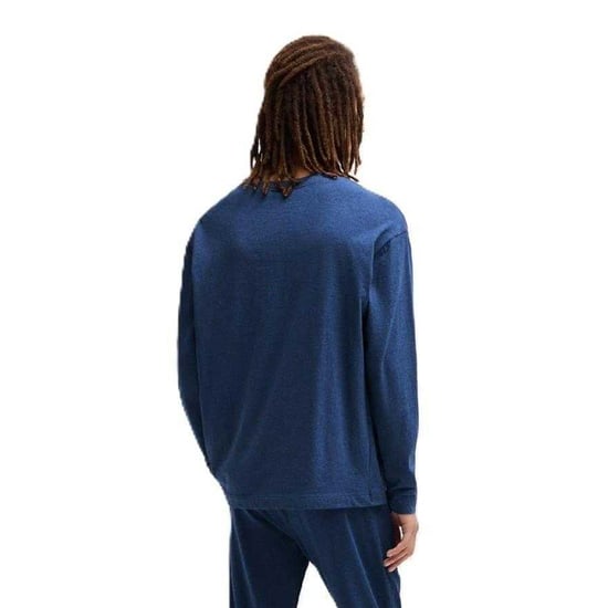 Boss Herenjas met streepjesmotief, normale pasvorm (Donkerblauw) - Image 3