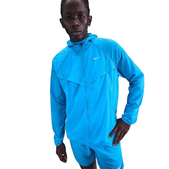 Nike Lichtgewicht herenjack met capuchon van Stride (Blauw/blauw) - Image 2
