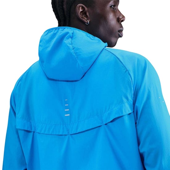 Nike Lichtgewicht herenjack met capuchon van Stride (Blauw/blauw) - Image 4