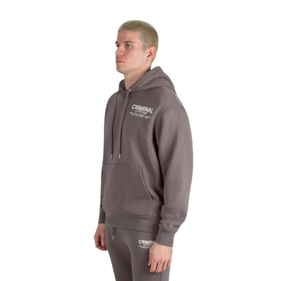 Criminal Damage Mens City Hoodie (Charcoal) - Image 3