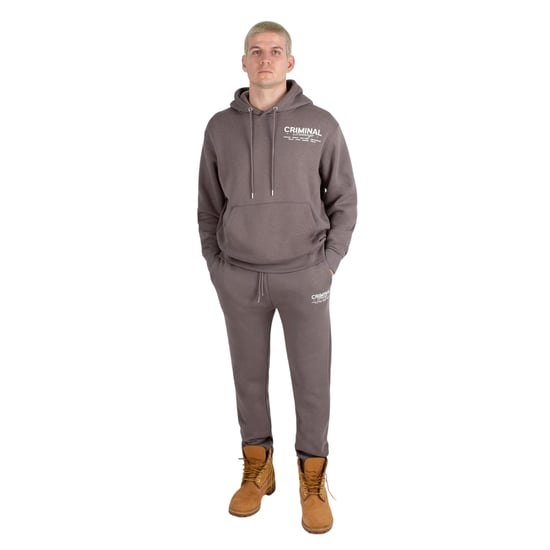 Criminal Damage Mens City Hoodie (Charcoal) - Image 5