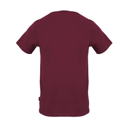 Aquascutum Heren Geborduurd Logo Katoenen T-Shirt (Rood) - Image 2
