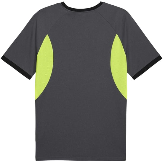 Puma Heren Individualliga T-shirt op maat (Grijs/Geel) - Image 3