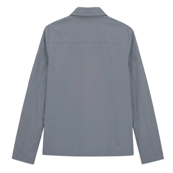 Hugo Heren Logo Katoenen Overshirt (Grijs) - Image 2
