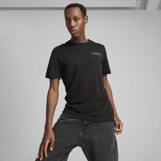 Puma ESS No.1 Logo T-shirt voor heren, regular fit (Poema Zwart) - Image 2