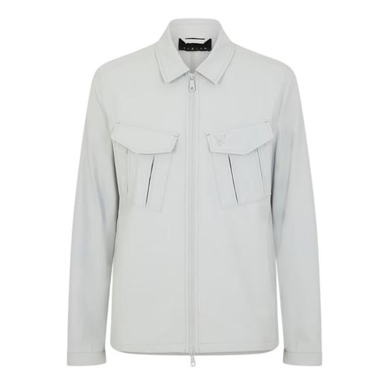 Lyle & Scott Overshirt met logo voor heren (Grijs luchtspiegeling) - Image 2