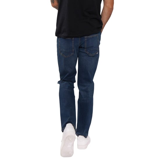 Firetrap Mens Rom Cotton Straight Jeans (Dark Wash) - Image 3