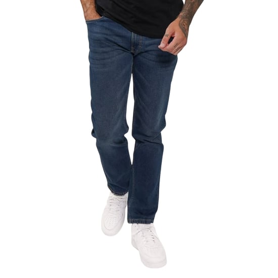 Firetrap Mens Rom Cotton Straight Jeans (Dark Wash) - Image 4