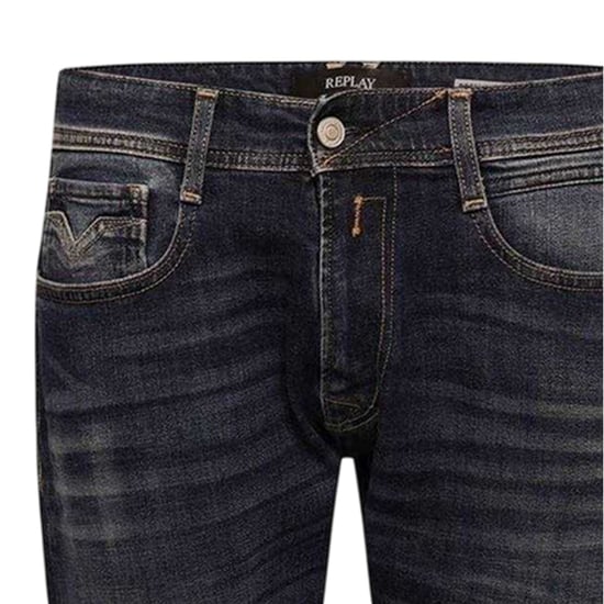 Replay Anbass katoenen comfortjeans voor heren (Blauw) - Image 3