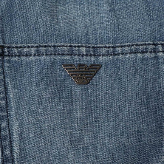 Emporio Armani Childrens/Kids J04 Jeans (Blue) - Image 4