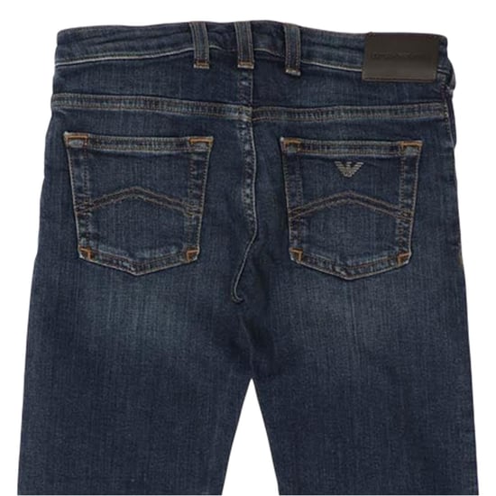 Emporio Armani Womens/Ladies Jeans (Blue) - Image 4