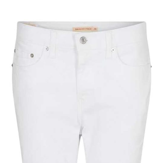 Levis Mens High Rise Straight Leg Jeans (Western White) - Image 3