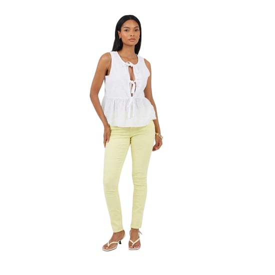 Brave Soul Slim-fit denimjeans met 5 zakken voor dames (Citroen) - Image 1