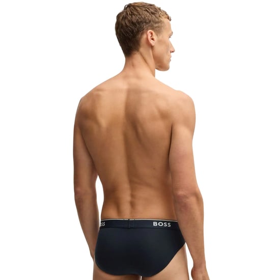 Boss Power Stretch-slips voor heren (set van 3) (Blauw/Zwart/Antraciet) - Image 3