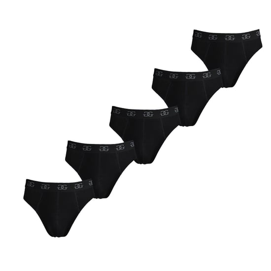 Giorgio Essentiële herenslipjes (pakket van 5) (Zwart) - Image 1