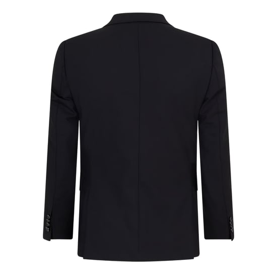 Boss Herenpakjasje met reverskraag, standaard pasvorm, voor formele gelegenheden (Zwart) - Image 2