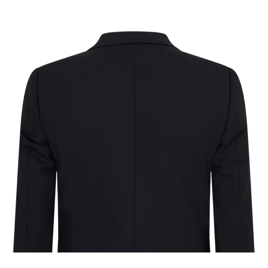 Boss Herenpakjasje met reverskraag, standaard pasvorm, voor formele gelegenheden (Zwart) - Image 4