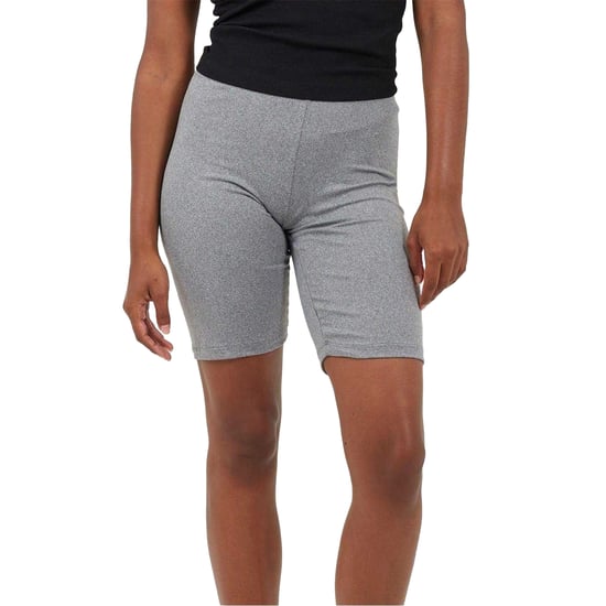 Brave Soul Womens/Ladies Snug Fit Cycling Shorts (Grey Marl) - Image 2