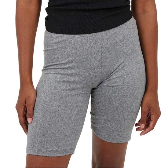 Brave Soul Womens/Ladies Snug Fit Cycling Shorts (Grey Marl) - Image 4