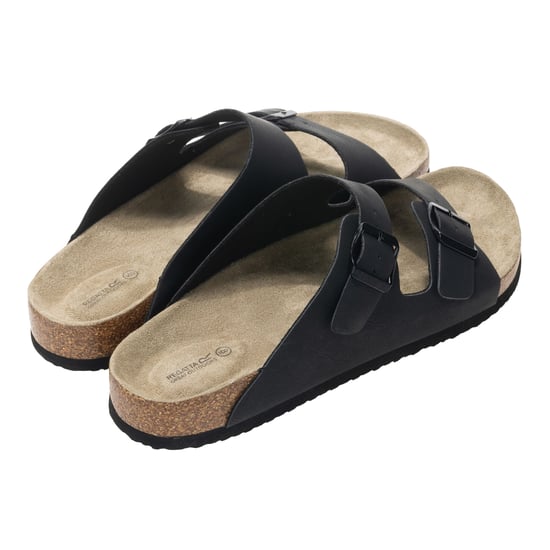 Regatta Mens Asby Double Strap Sandals (Black) - Image 2