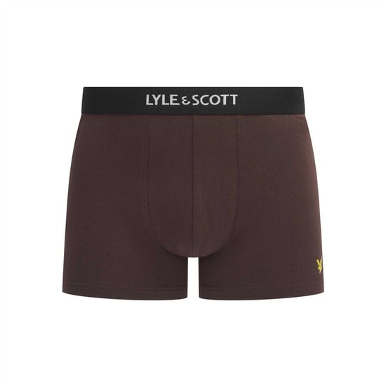 Lyle & Scott Mens Henrick Cotton Blend Boxer Shorts (Pack of 5) (Multicoloured) - Image 3