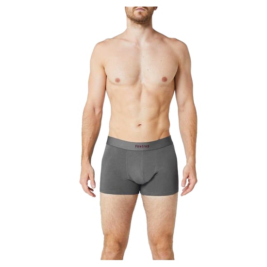 Firetrap Mens Logo Boxer Shorts (Pack of 2) (Grey/Wine) - Image 3
