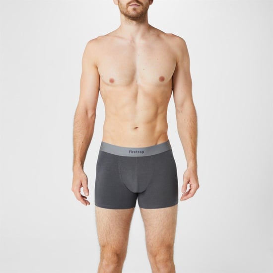 Firetrap Mens Logo Boxer Shorts (Pack of 2) (Grey/Grey Marl) - Image 4