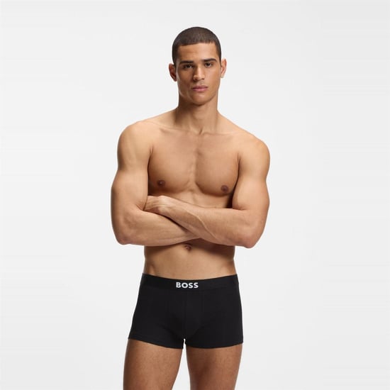 Boss Mens Underwear (Pack of 3) (Grey/Black/White) - Image 4