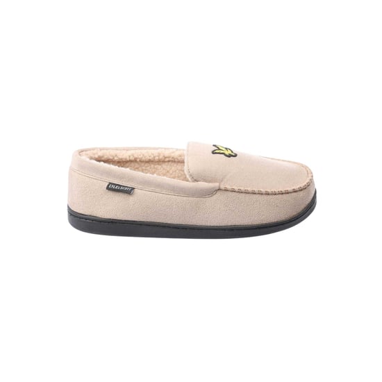 Lyle & Scott Heren-mocassinslippers van imitatiesuède van Aspen (Grijs) - Image 1
