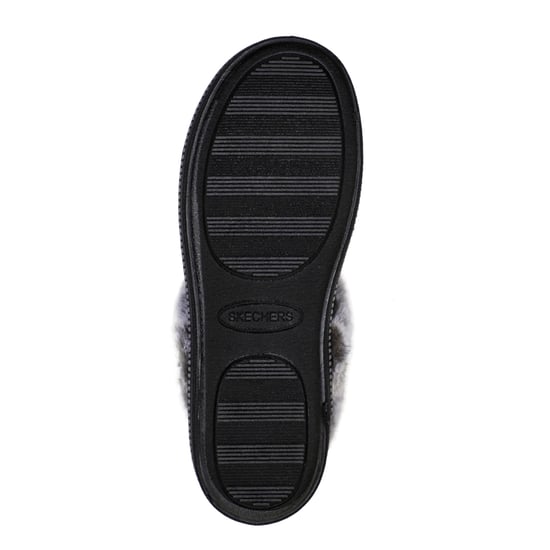 Skechers Girls Cozy Campfire Team Toasty Faux Fur Lined Flat Slippers (Black) - Image 4