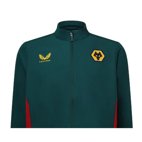 Castore Wolverhampton Wanderers FC-anorak voor heren (Botanische Tuin/Rood) - Image 3