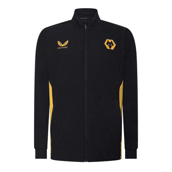Castore Wolverhampton Wanderers FC-anorak voor heren (Kaviaar/Oudgoud) - Image 1