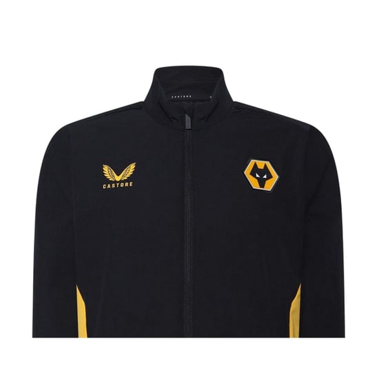 Castore Wolverhampton Wanderers FC-anorak voor heren (Kaviaar/Oudgoud) - Image 3