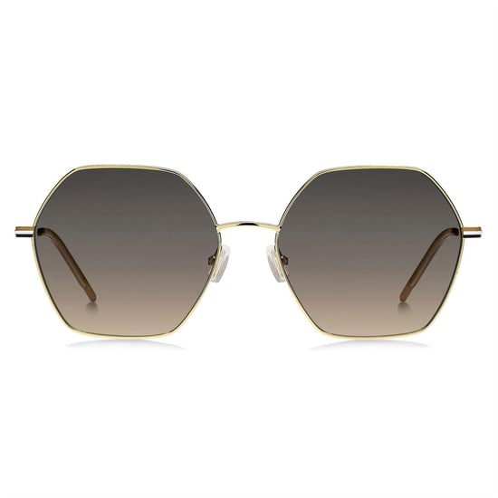 Boss Unisex Volwassen Ronde Geometrische Zonnebril (Goud) - Image 2