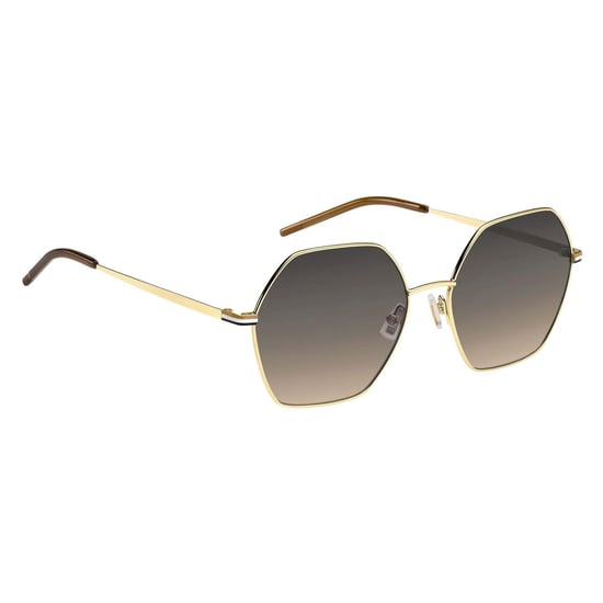 Boss Unisex Volwassen Ronde Geometrische Zonnebril (Goud) - Image 3