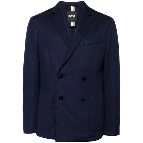 Boss Heren Dubbelzijdig Blazer (Donkerblauw) - Image 1