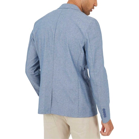 Brave Soul Herenblazer met twee knopen (Chambray Blauw) - Image 2
