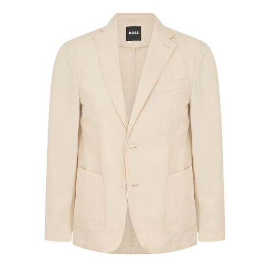 Boss Mens Hanry Notch Neck Blazer (White) - Image 1