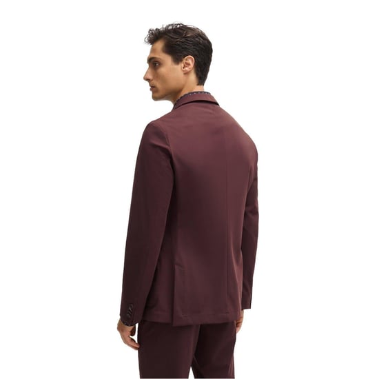 Boss Formele herenblazer met V-hals (Rood) - Image 2