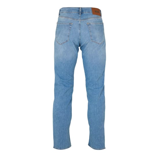 Boss Mens Maine Denim Tapered Leg Slim Jeans (Medium Blue) - Image 3