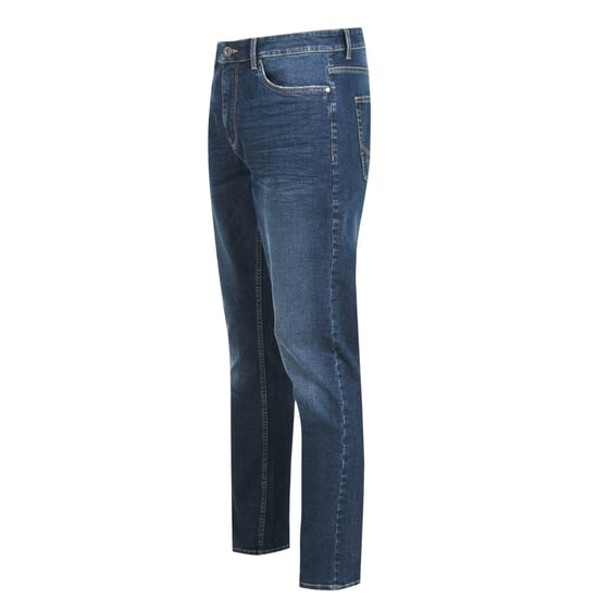 Firetrap Mens Plain Slim Jeans (Mid Wash) - Image 2